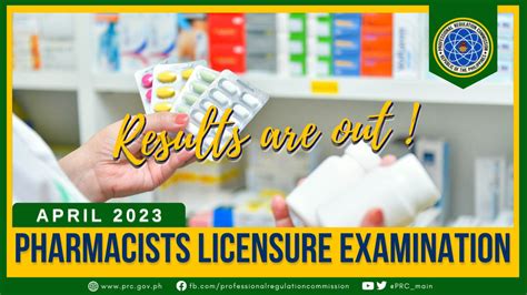 prc result pharmacy 2023